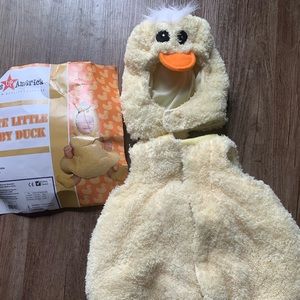 Cute little baby duck costume